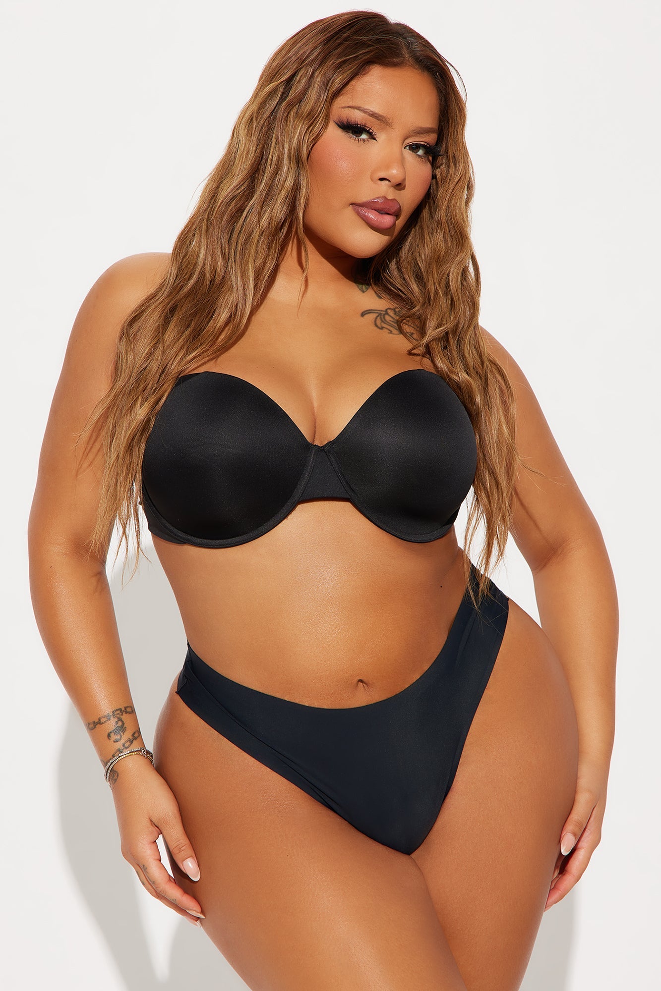 Secret Crush Thong Panty - Black