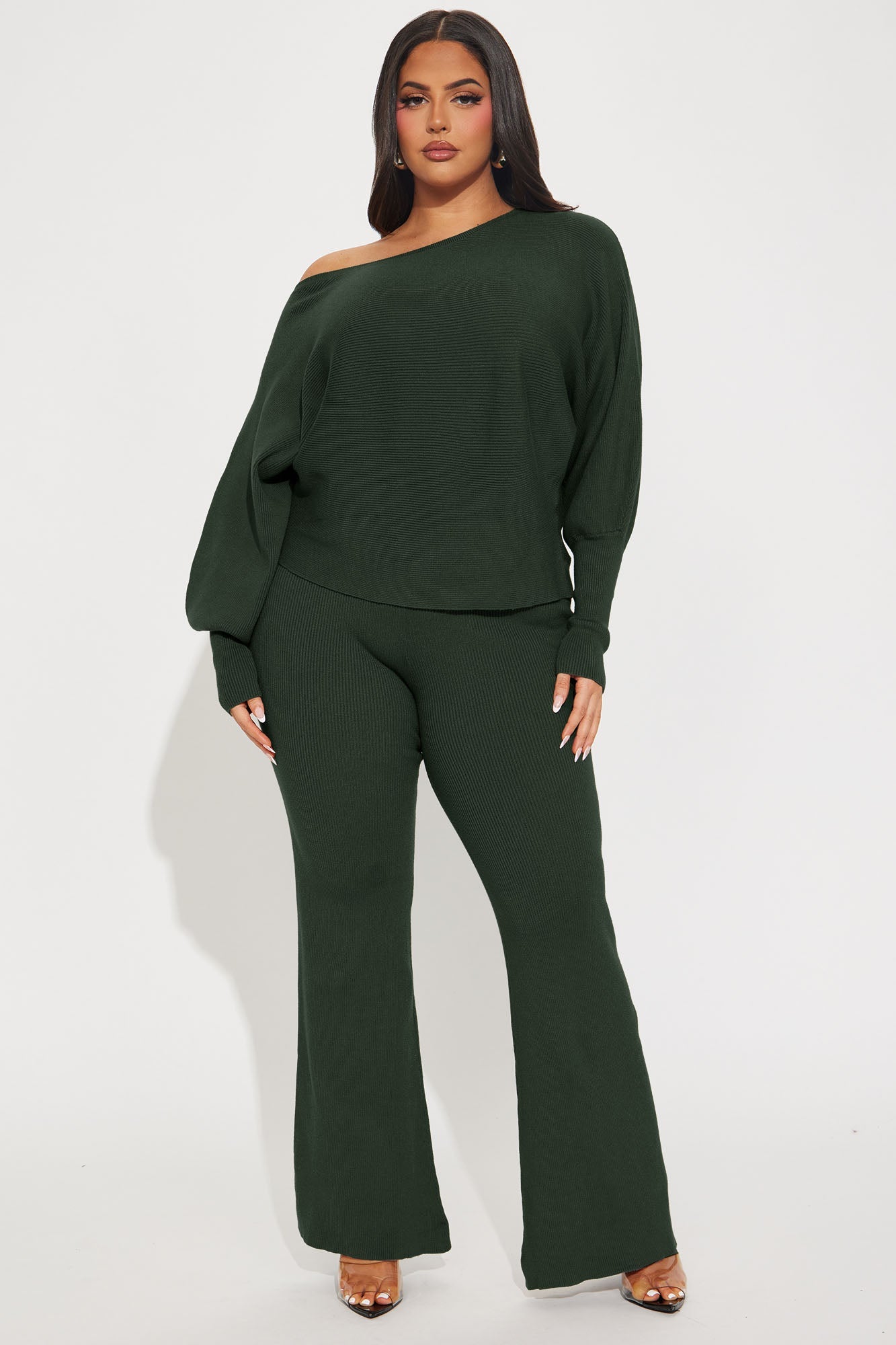 Elise Sweater Pant Set - Hunter
