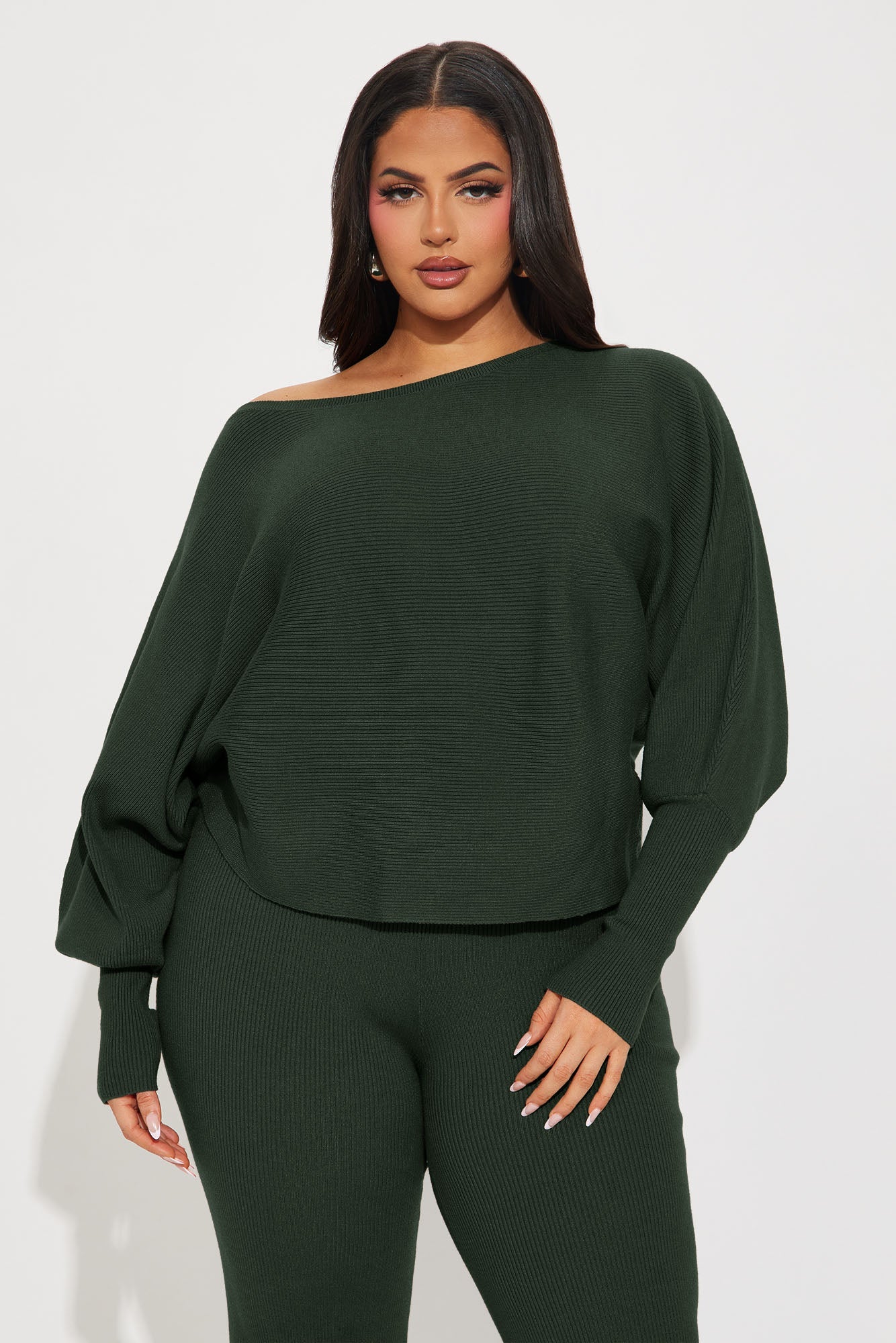 Elise Sweater Pant Set - Hunter