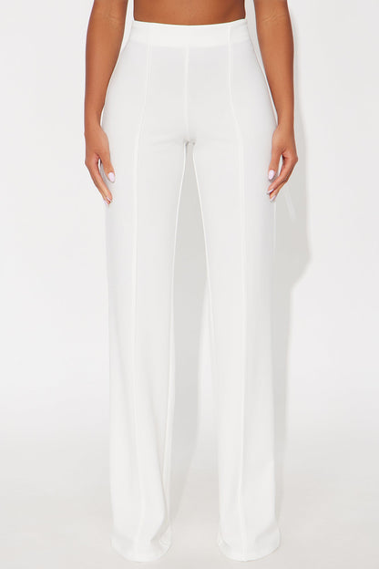 Tall Victoria High Waisted Dress Pants - Ivory