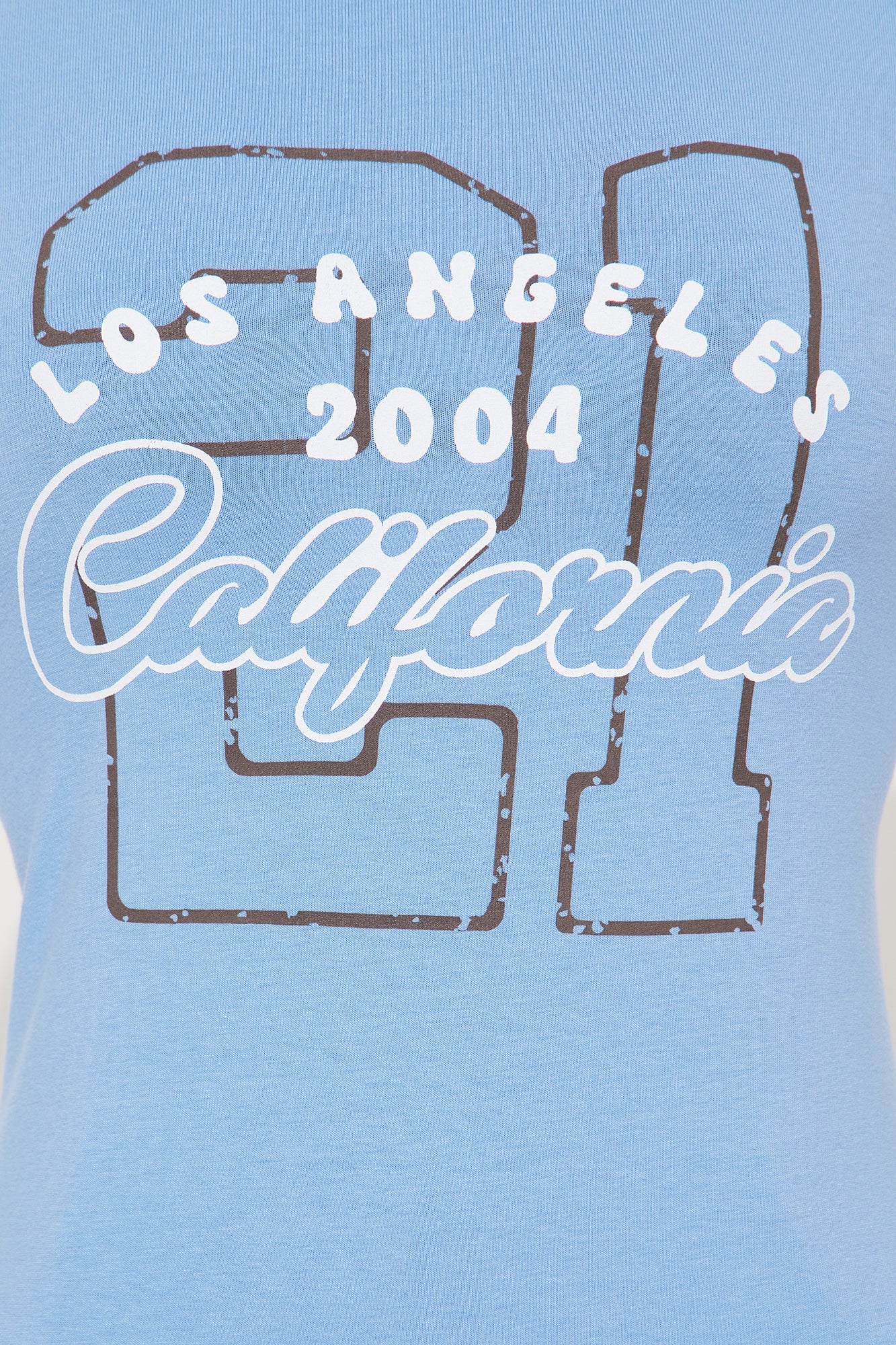 Los Angeles 2004 Double Long Sleeve Tee - White/Blue