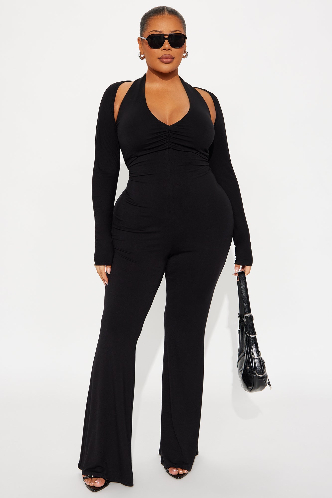 Arabella 2 Piece Jumpsuit - Black