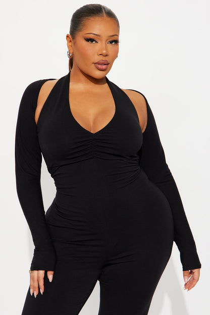 Arabella 2 Piece Jumpsuit - Black