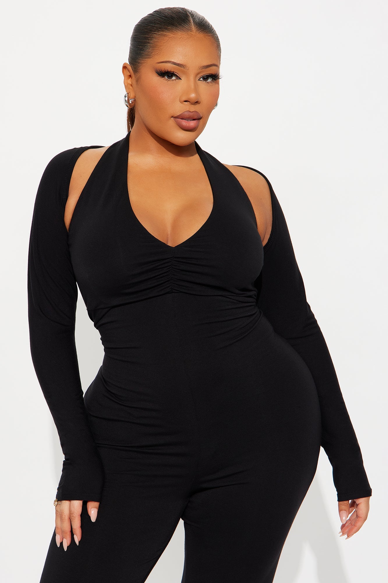 Arabella 2 Piece Jumpsuit - Black