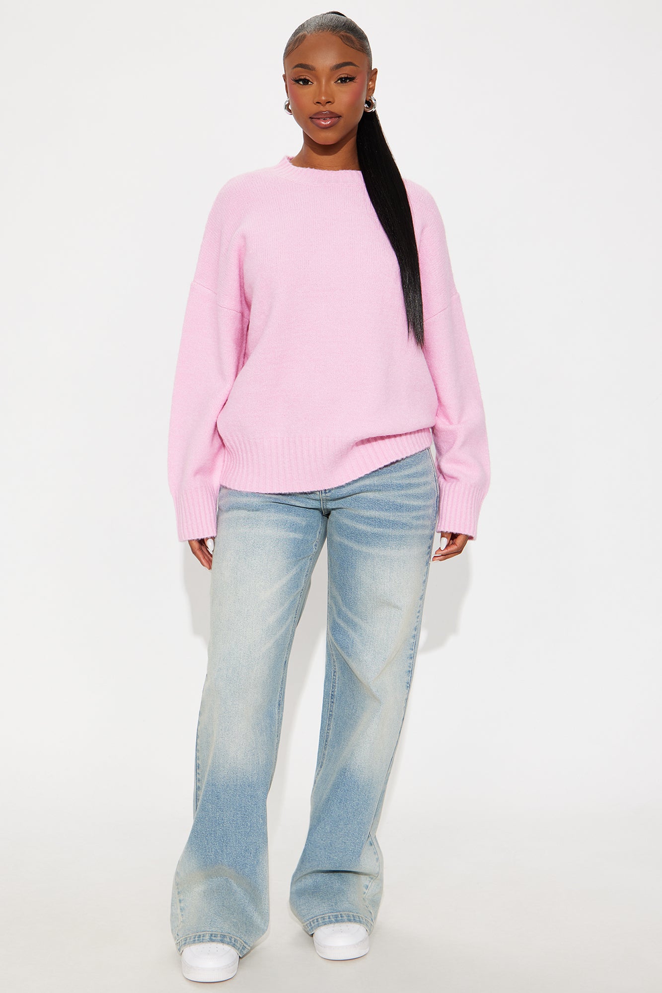 On Wednesdays Pullover Sweater - Pink