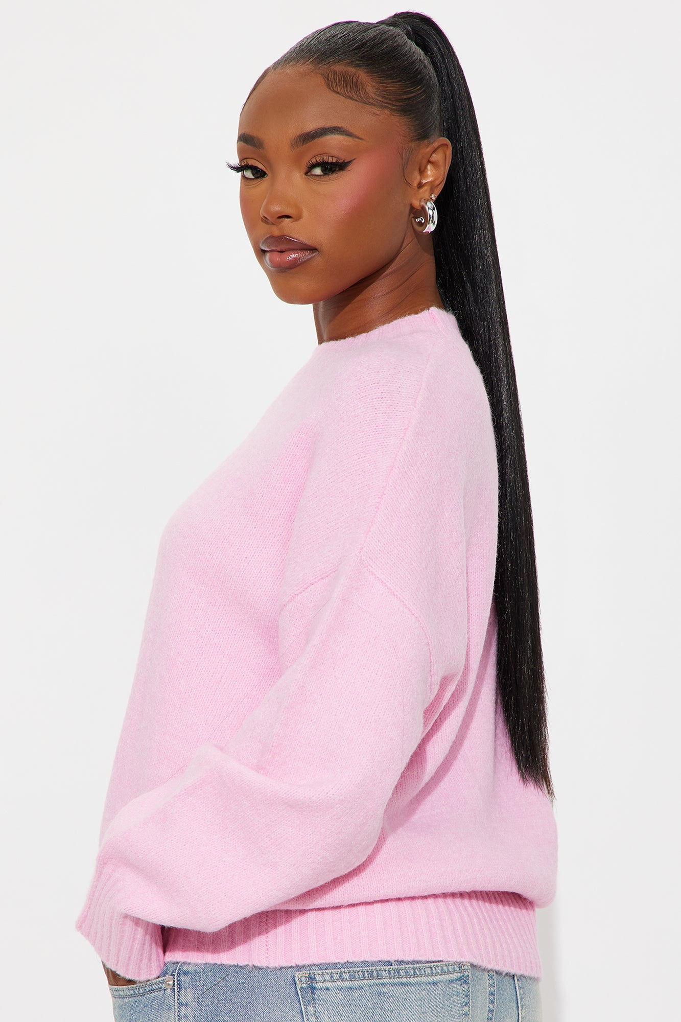 On Wednesdays Pullover Sweater - Pink