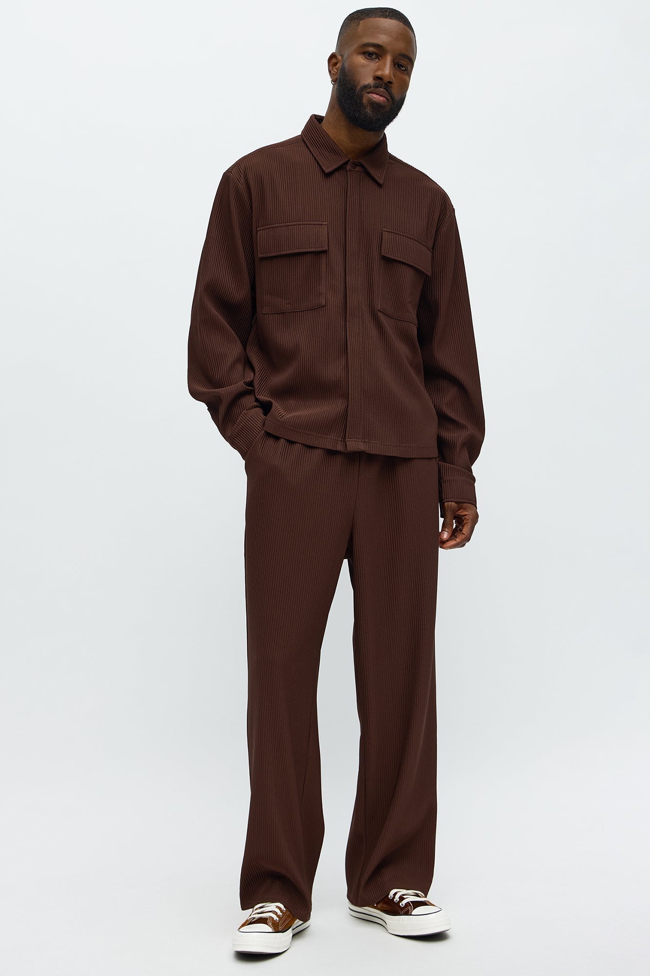 Show Up Relaxed Pant - Brown