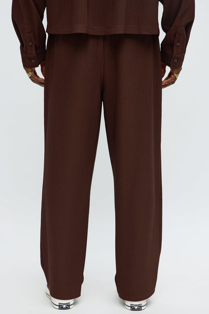 Show Up Relaxed Pant - Brown