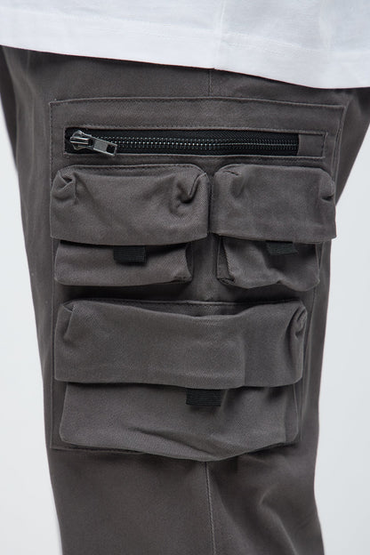 Straight Stay Busy Utility Pant - Charcoal