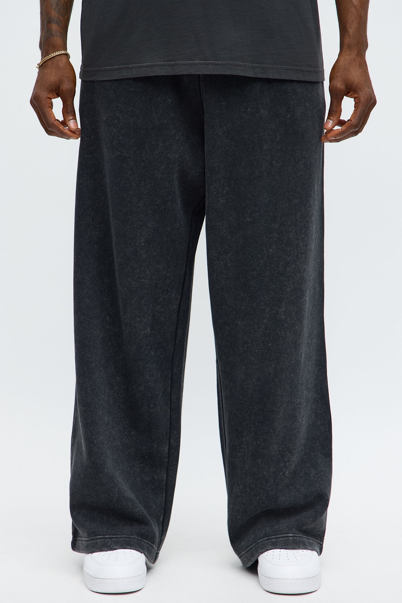 Tyson Baggy Washed Pants - Black Wash