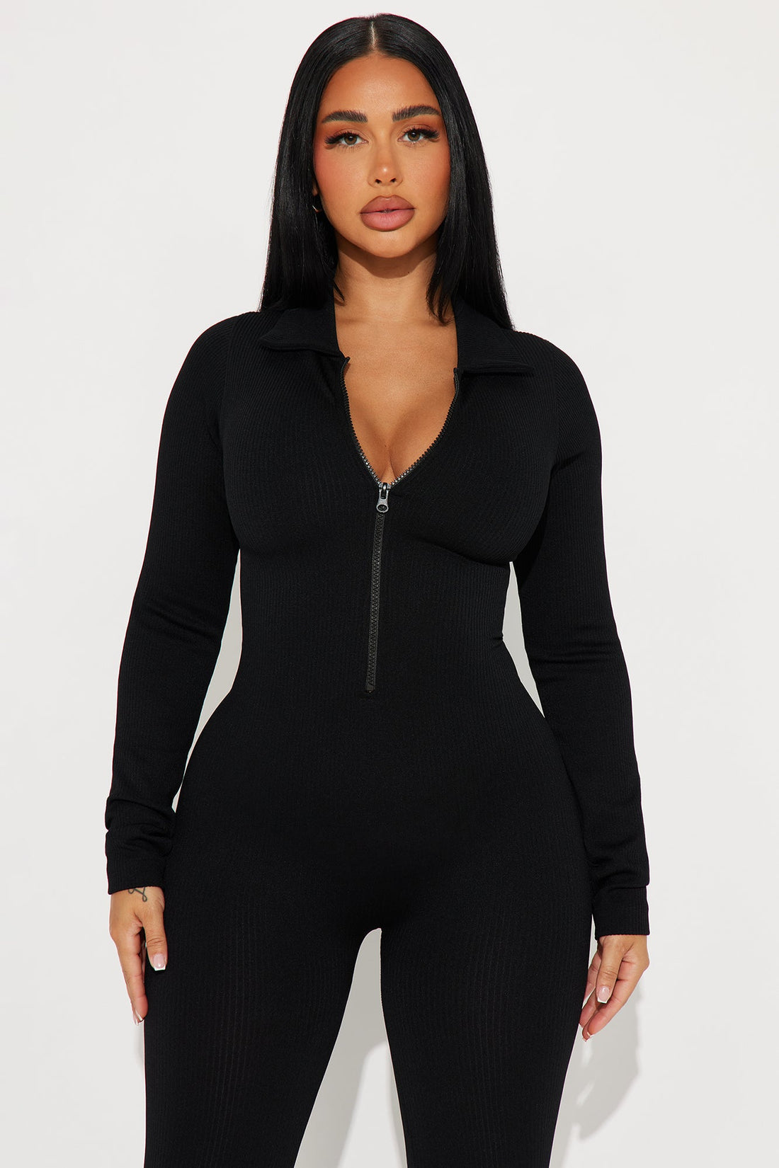 Emaline Seamless Jumpsuit - Black