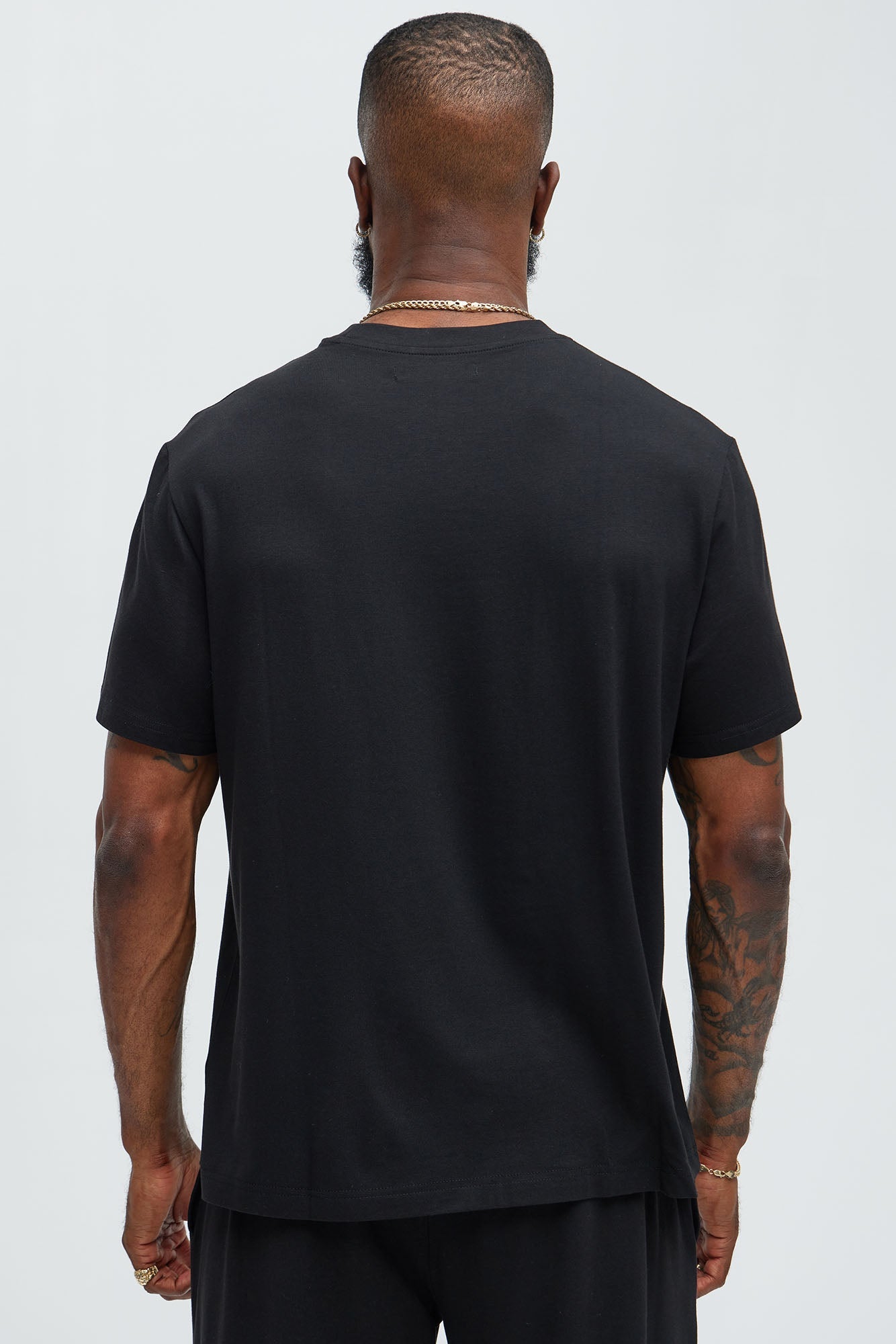 Essential Modal Lounge Short Sleeve Tee - Black