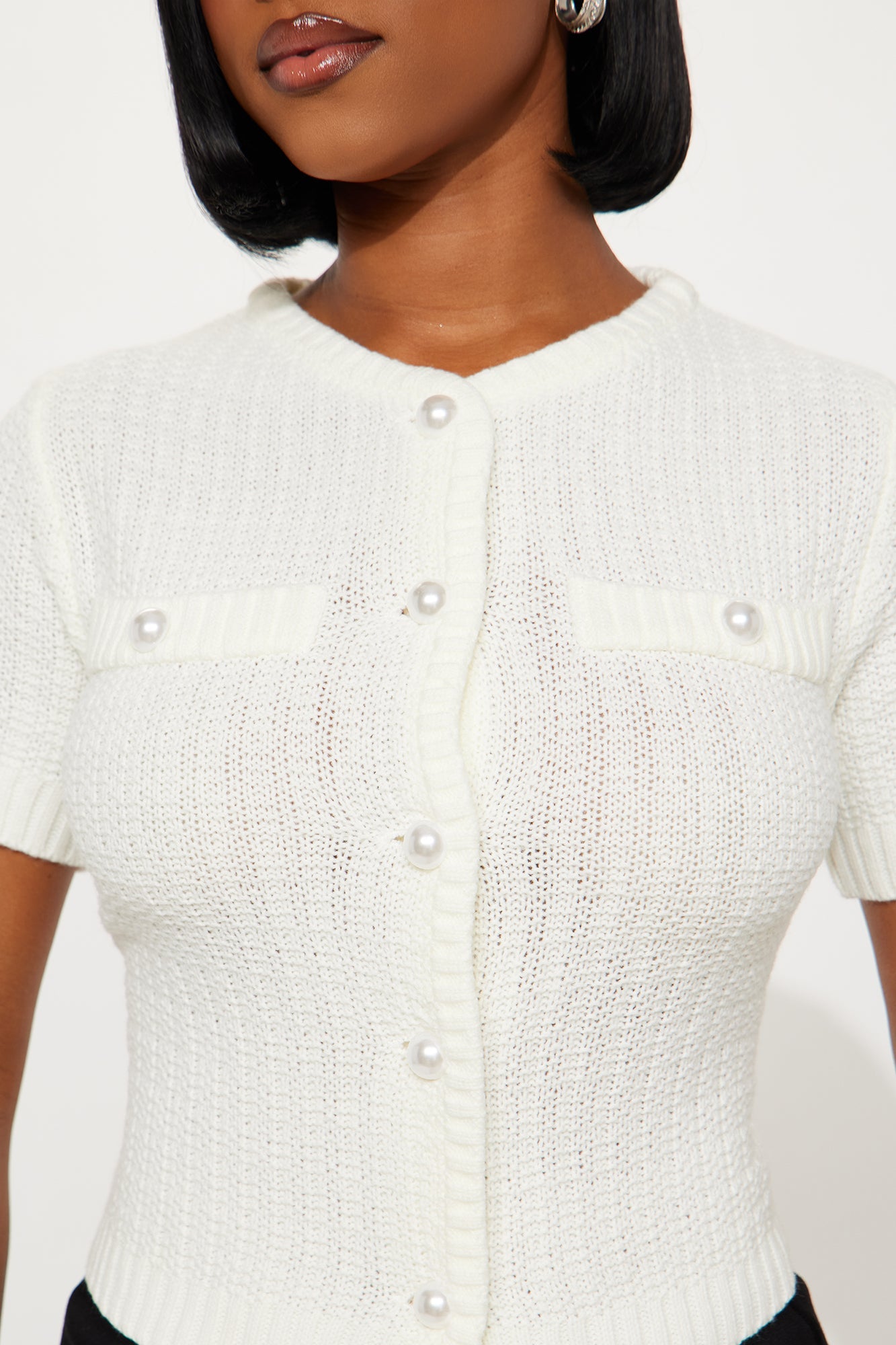 High Tea Girl Cardigan - White