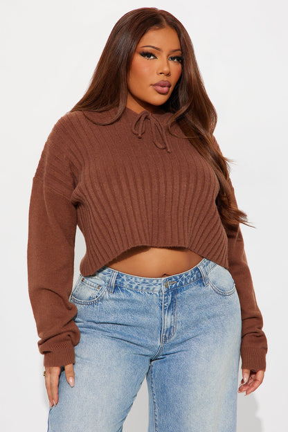 Coco Hooded Sweater - Mocha