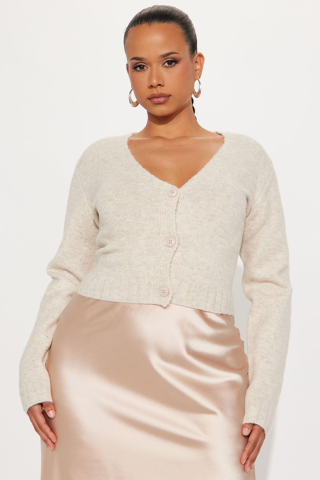 Warm Me Up Cardigan - Taupe