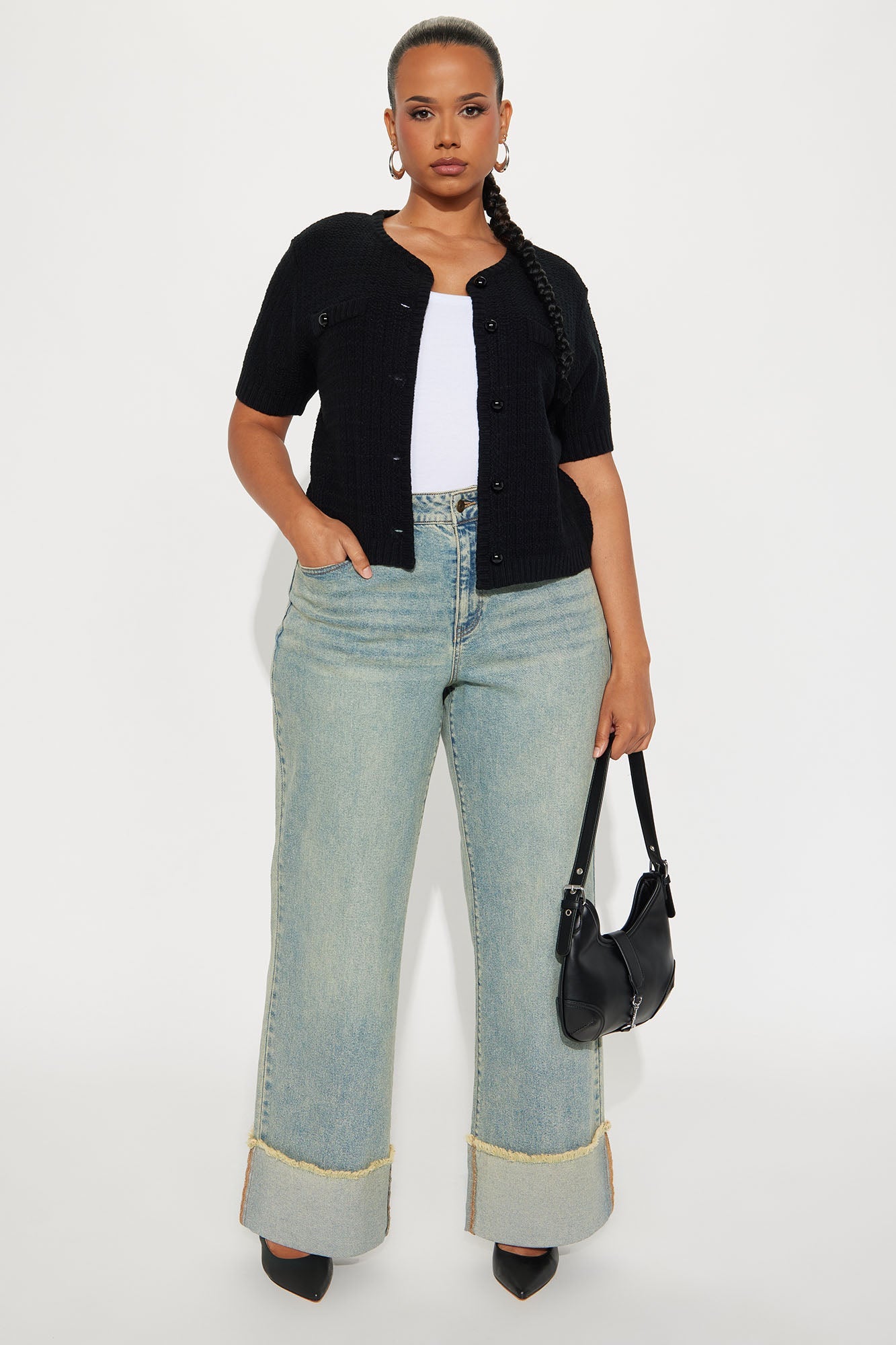 High Tea Girl Cardigan - Black