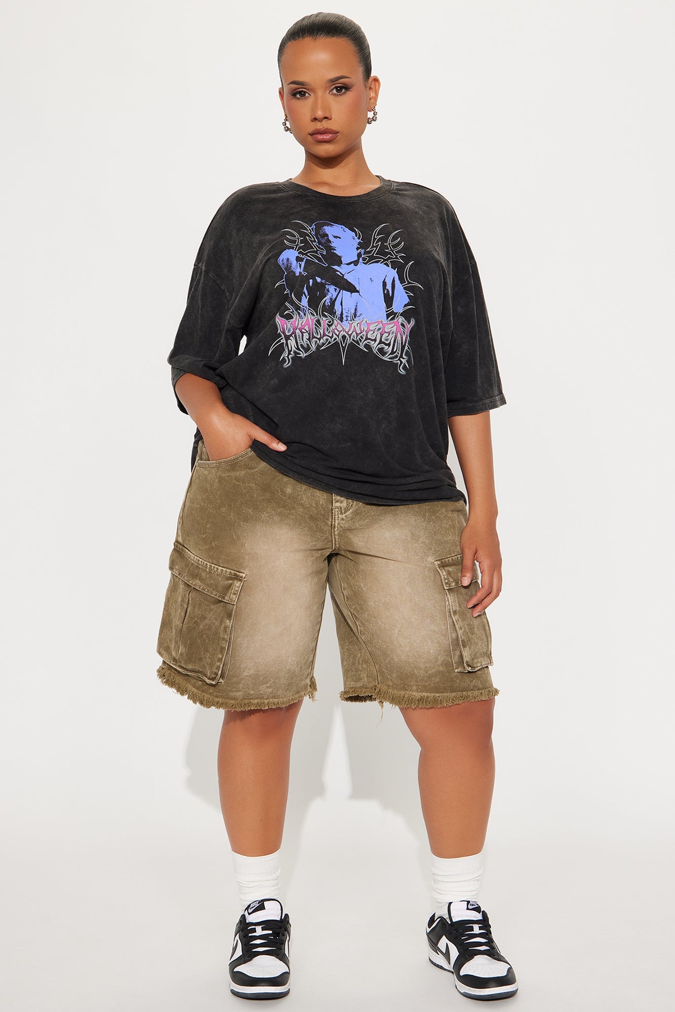 Michael Myers Pure Evil Washed Tee - Black Wash