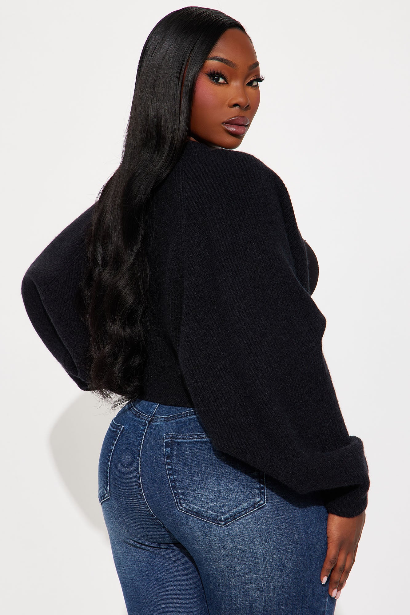 Whatever She Wants Cardigan - Black
