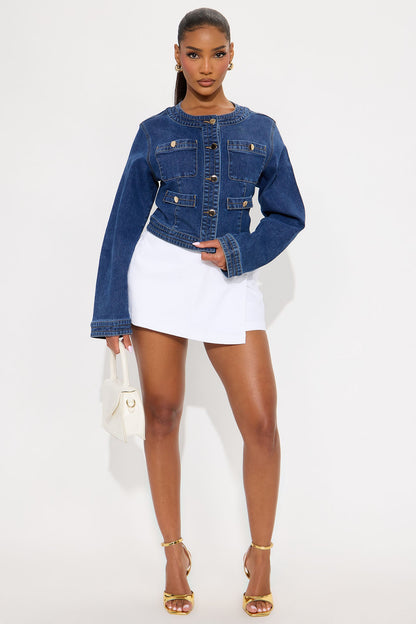 Nolita Denim Jacket - Medium Wash
