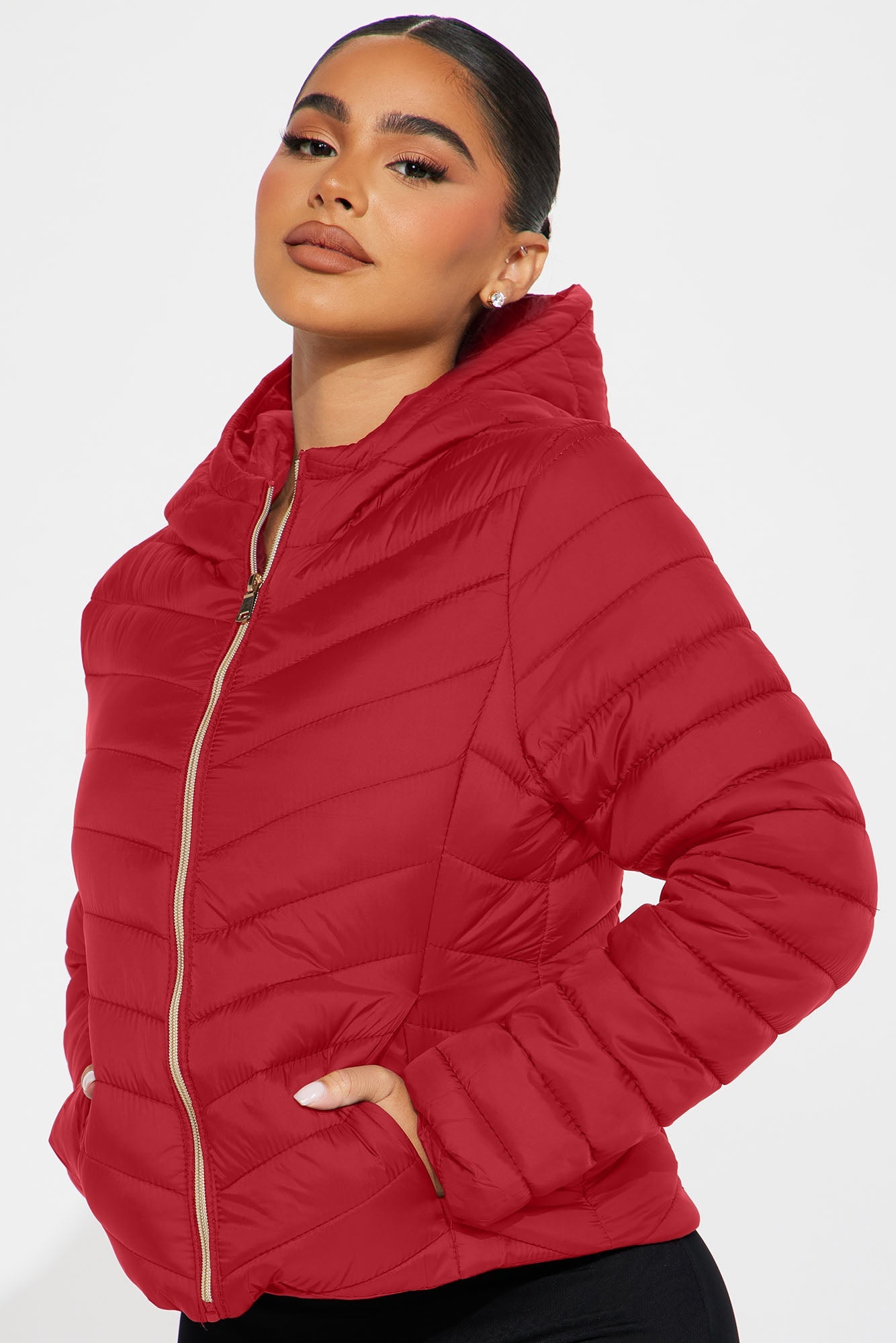 Cold Times Puffer Jacket - Red