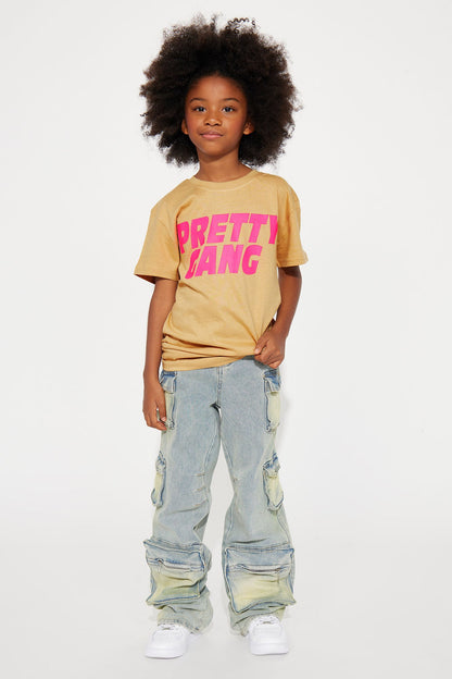 Mini Pretty Gang T-Shirt - Sand