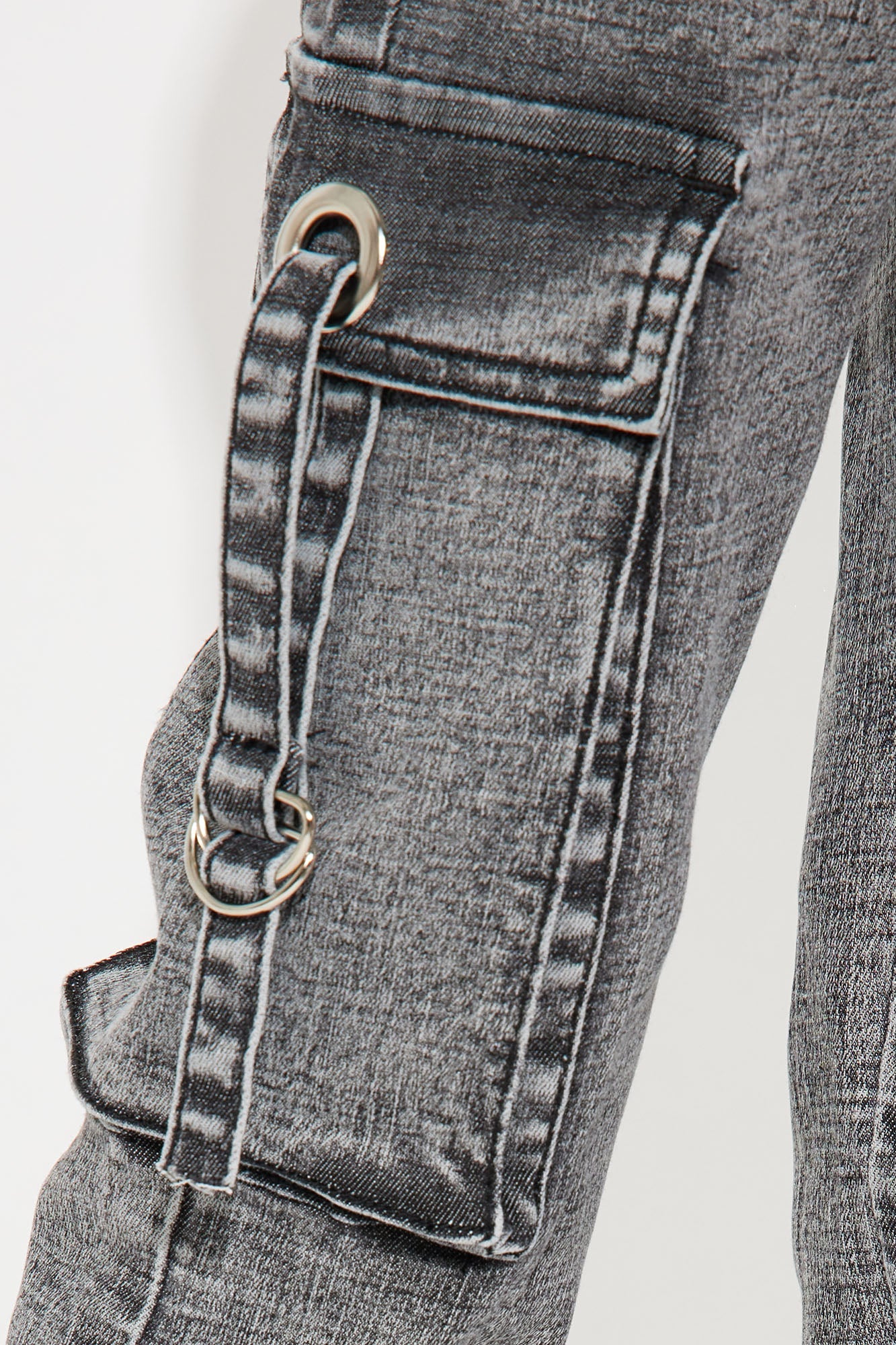 Mini Stand By Me Denim Jean &amp; Jacket Set - Black Wash