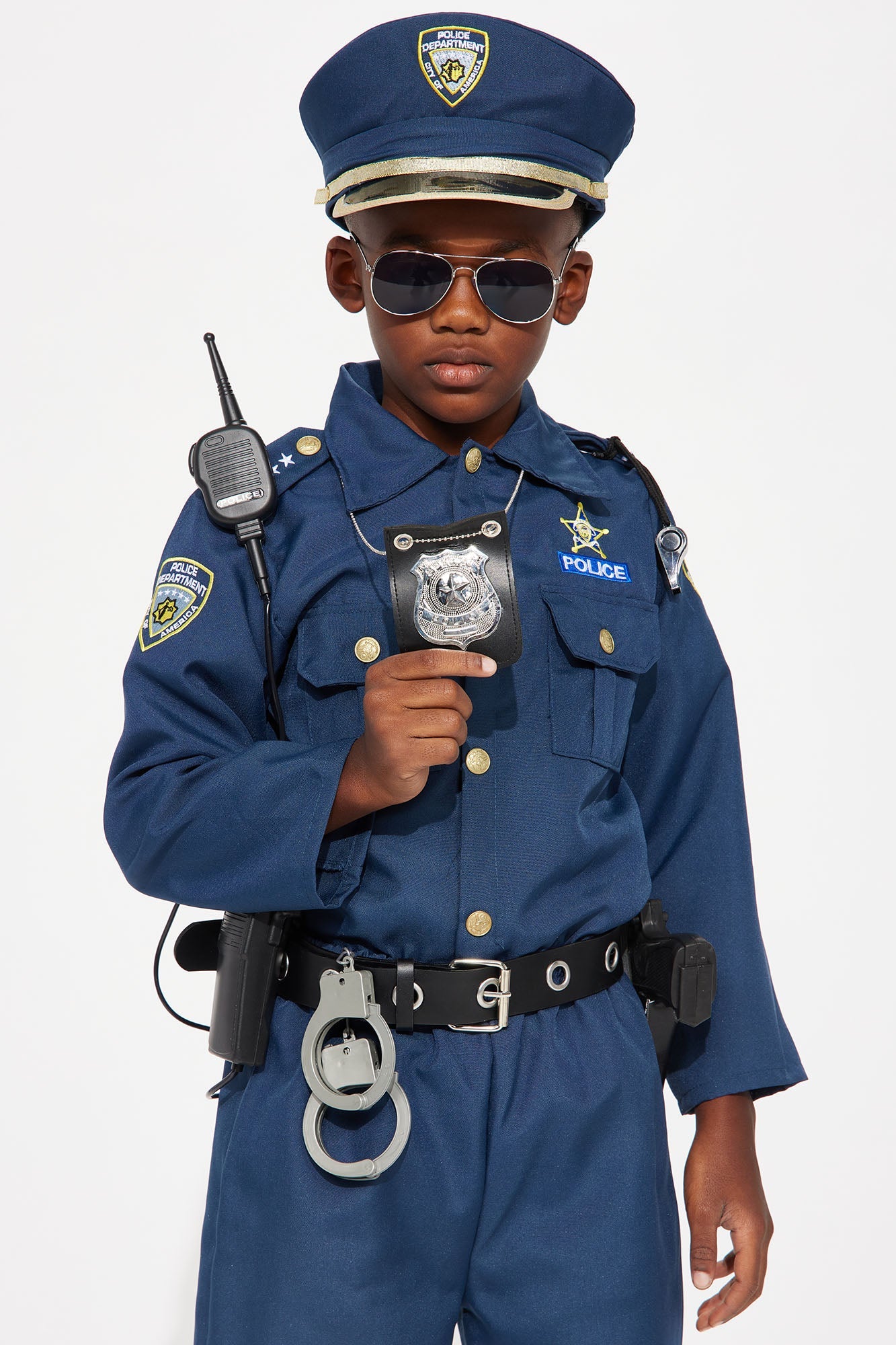 Mini Award Winning Police Officer Costume - Navy