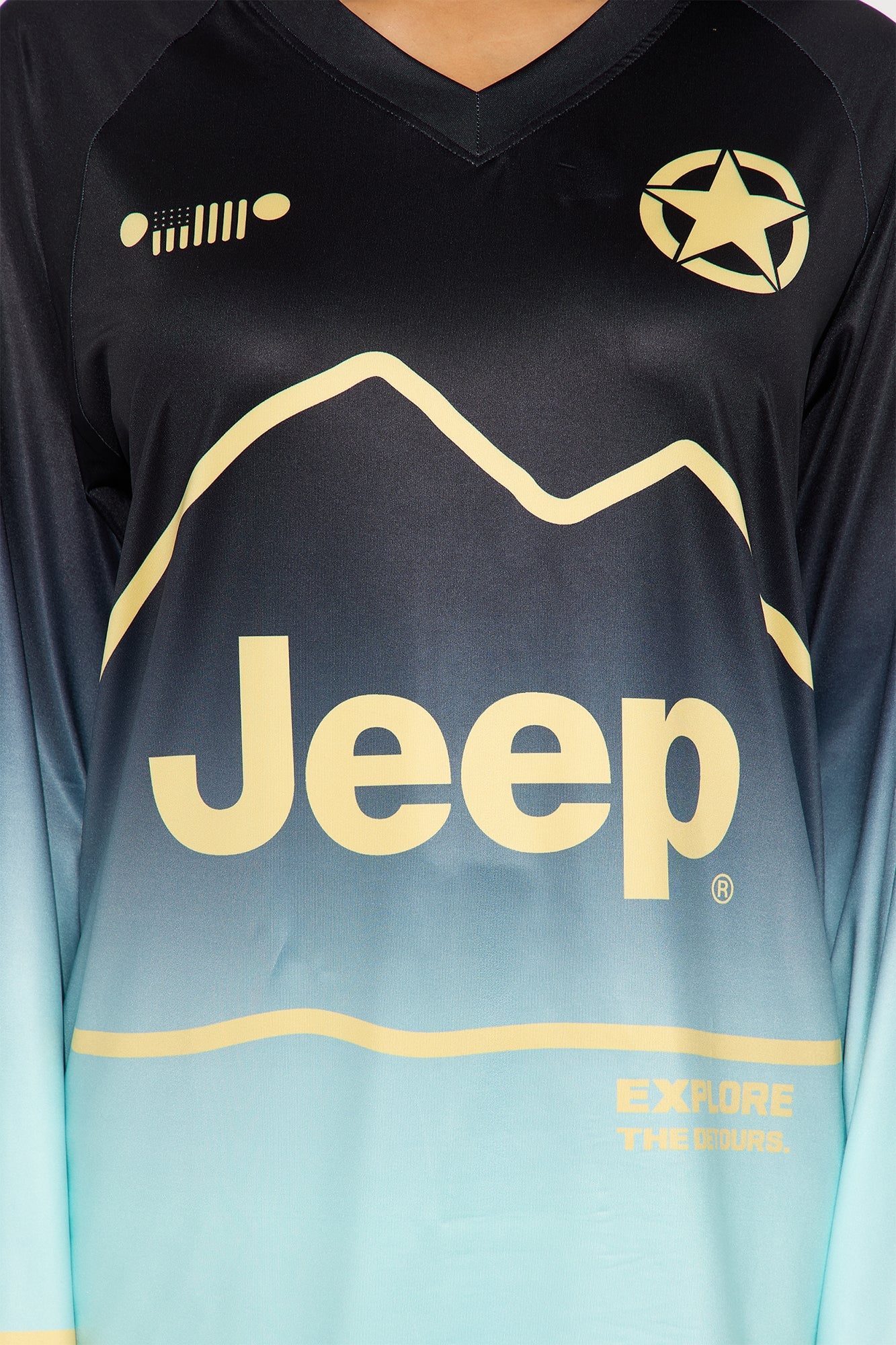 Jeep Explore The Detour Jersey - Blue/combo
