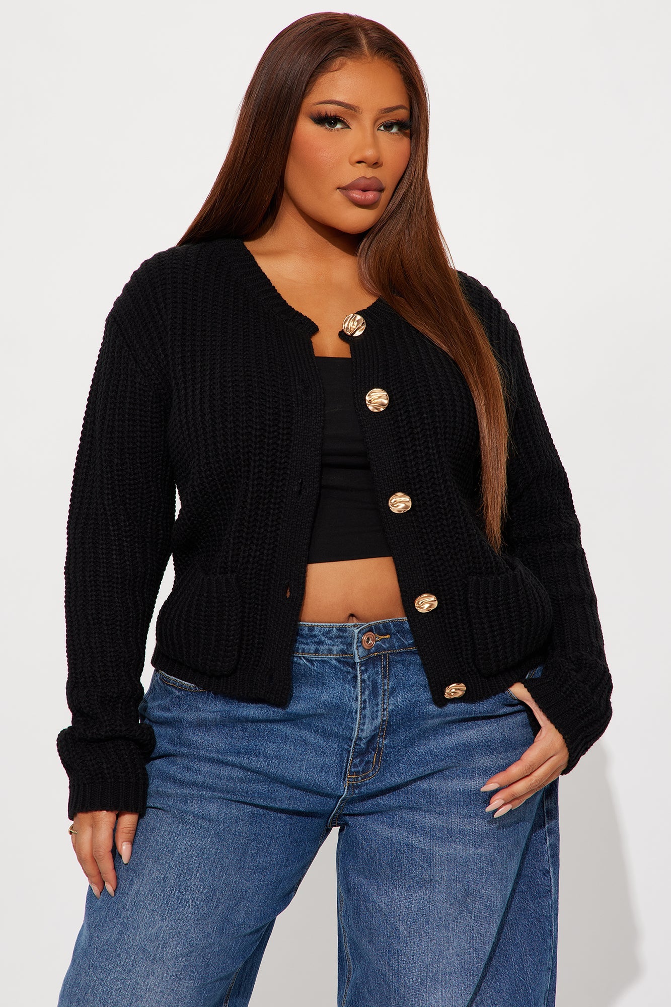 Bring Me Hot Cocoa Cardigan - Black