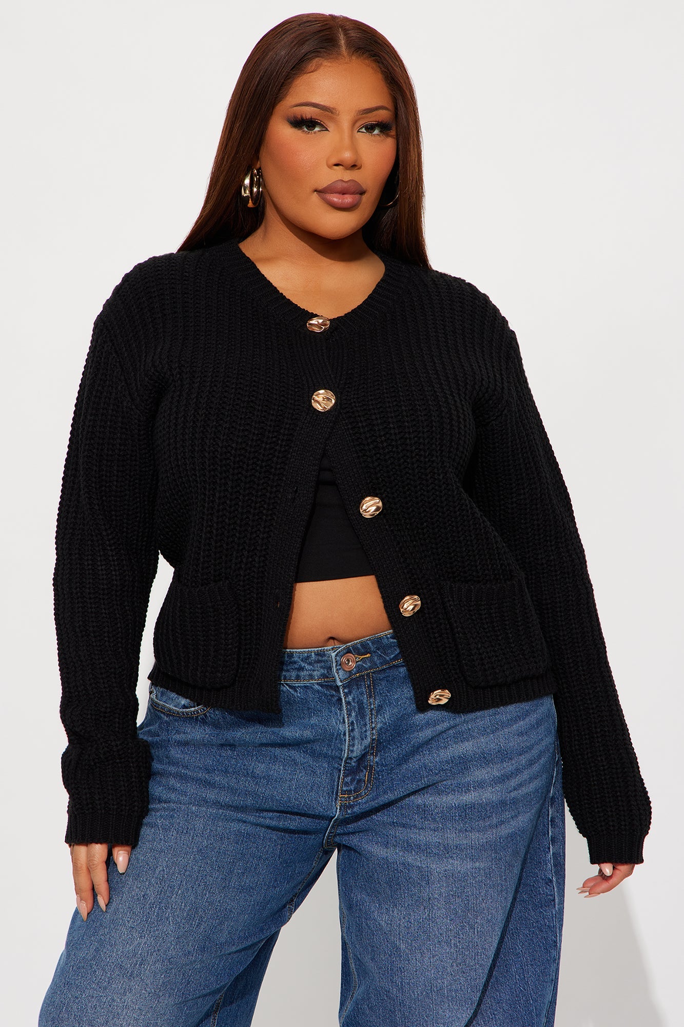 Bring Me Hot Cocoa Cardigan - Black