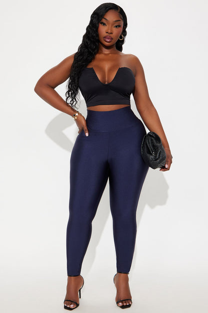 Brianne High Rise Leggings - Navy