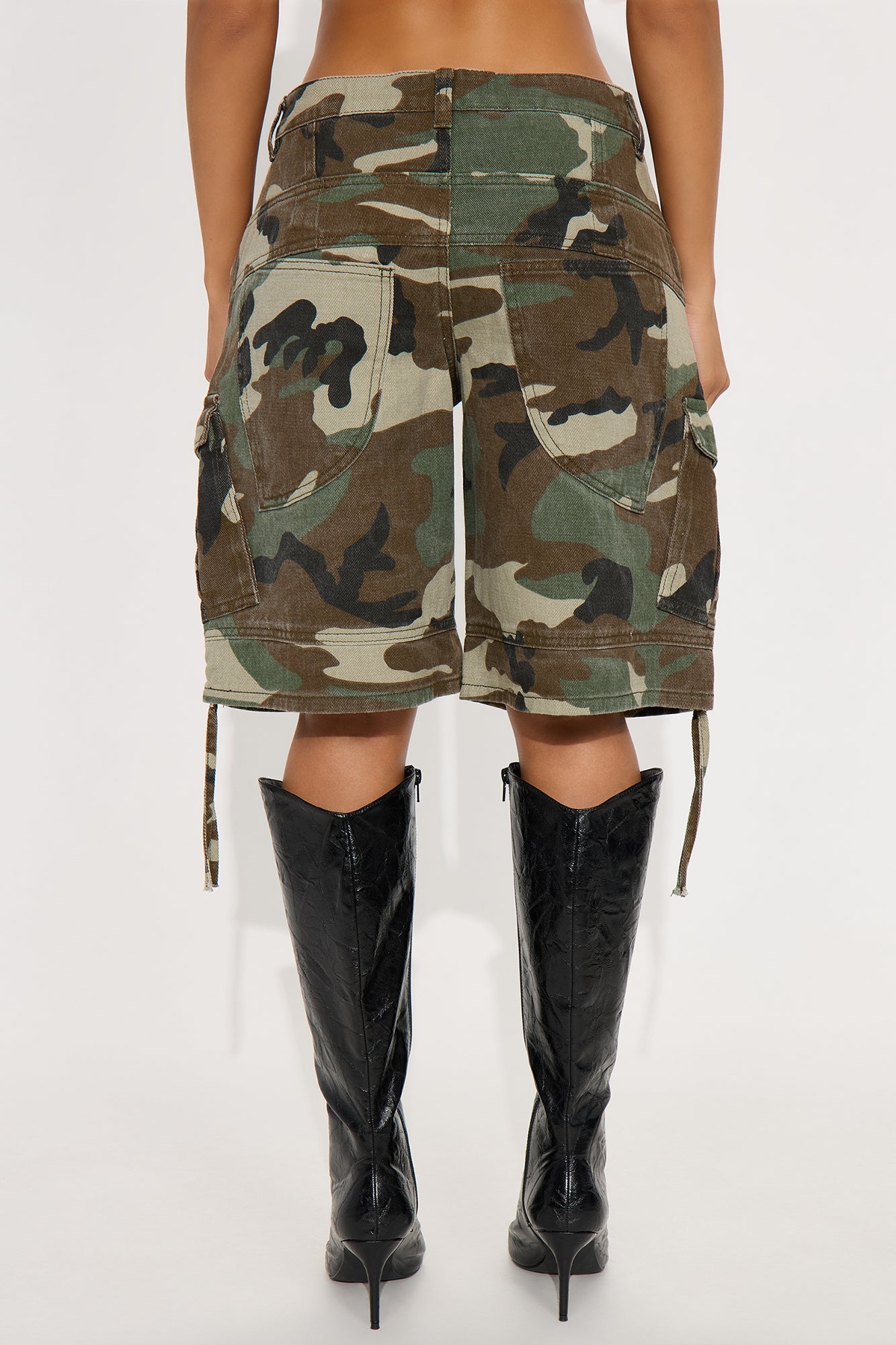 Pick Your Battles Camo Cargo Jorts - Camouflage
