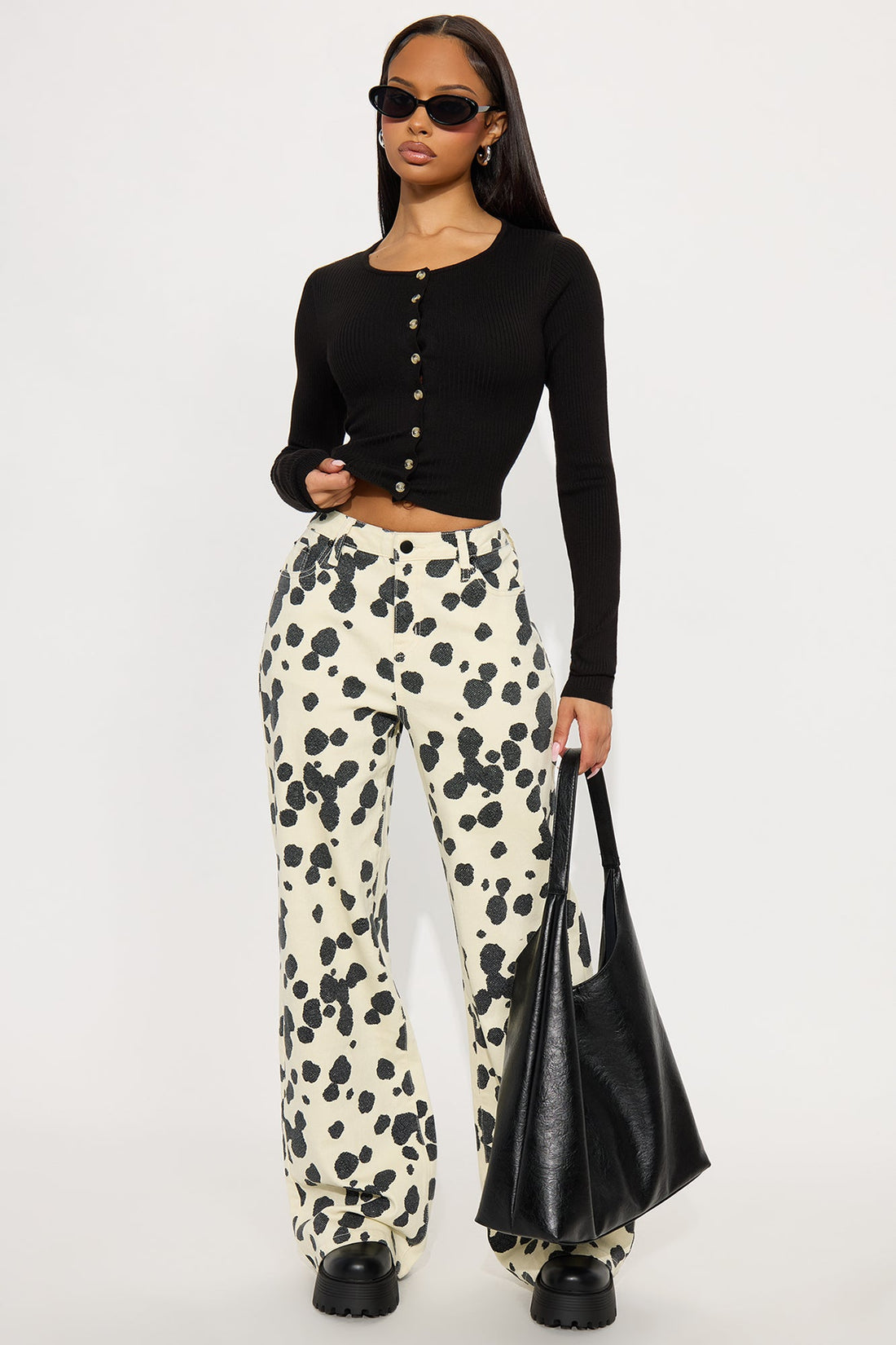 Make Things Right Cardigan - Black
