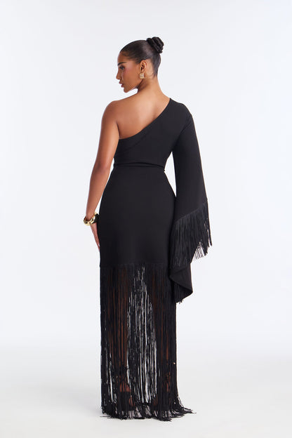 Dare And Swear Maxi Dress - Black