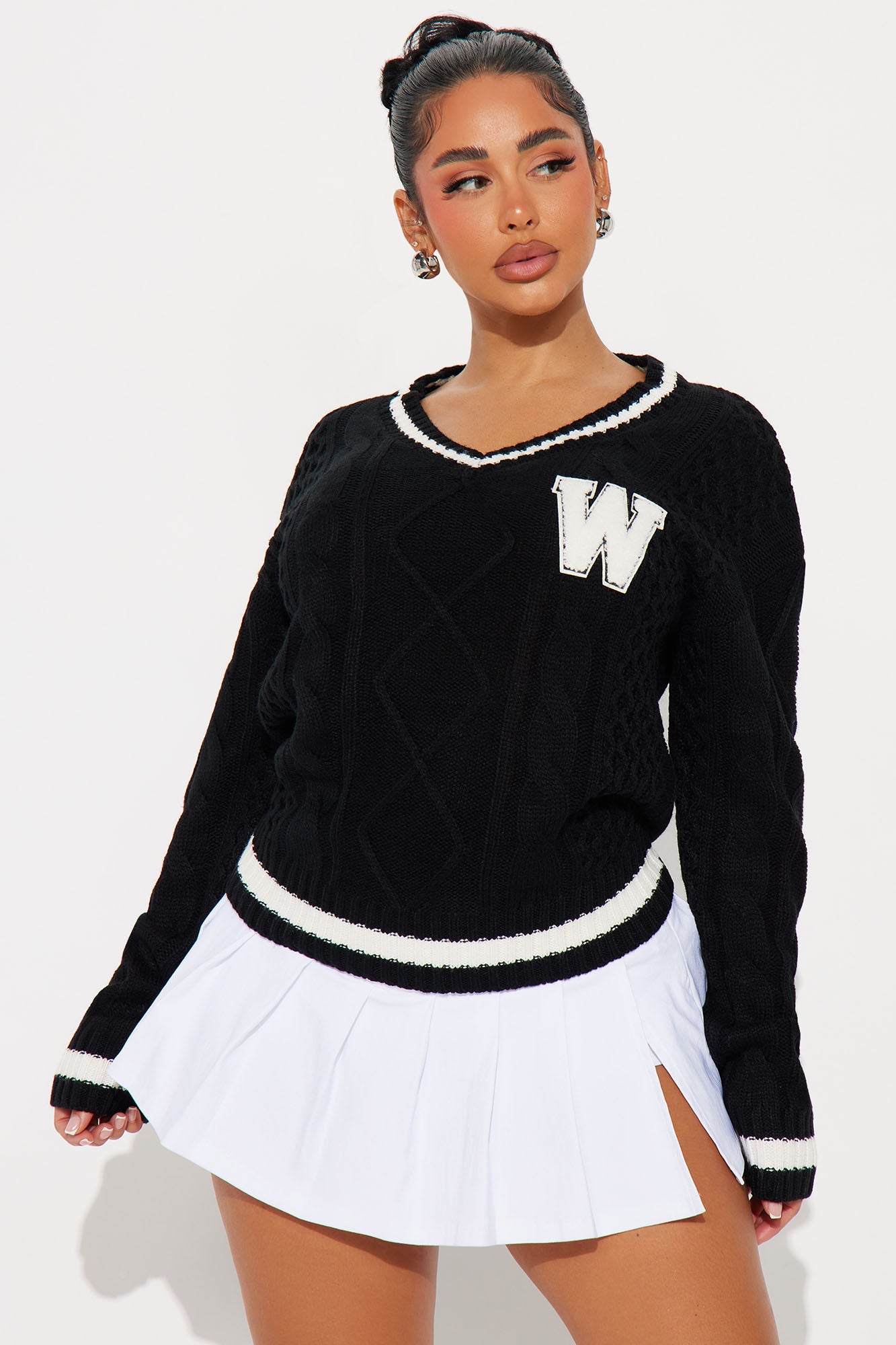 Winning Team Varsity Sweater - Black/combo