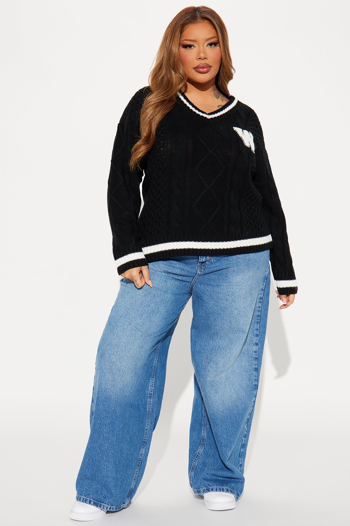 Winning Team Varsity Sweater - Black/combo
