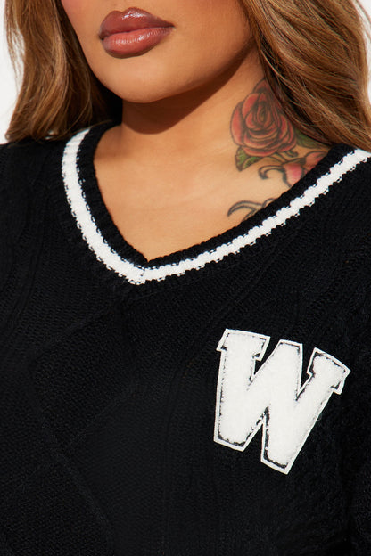 Winning Team Varsity Sweater - Black/combo