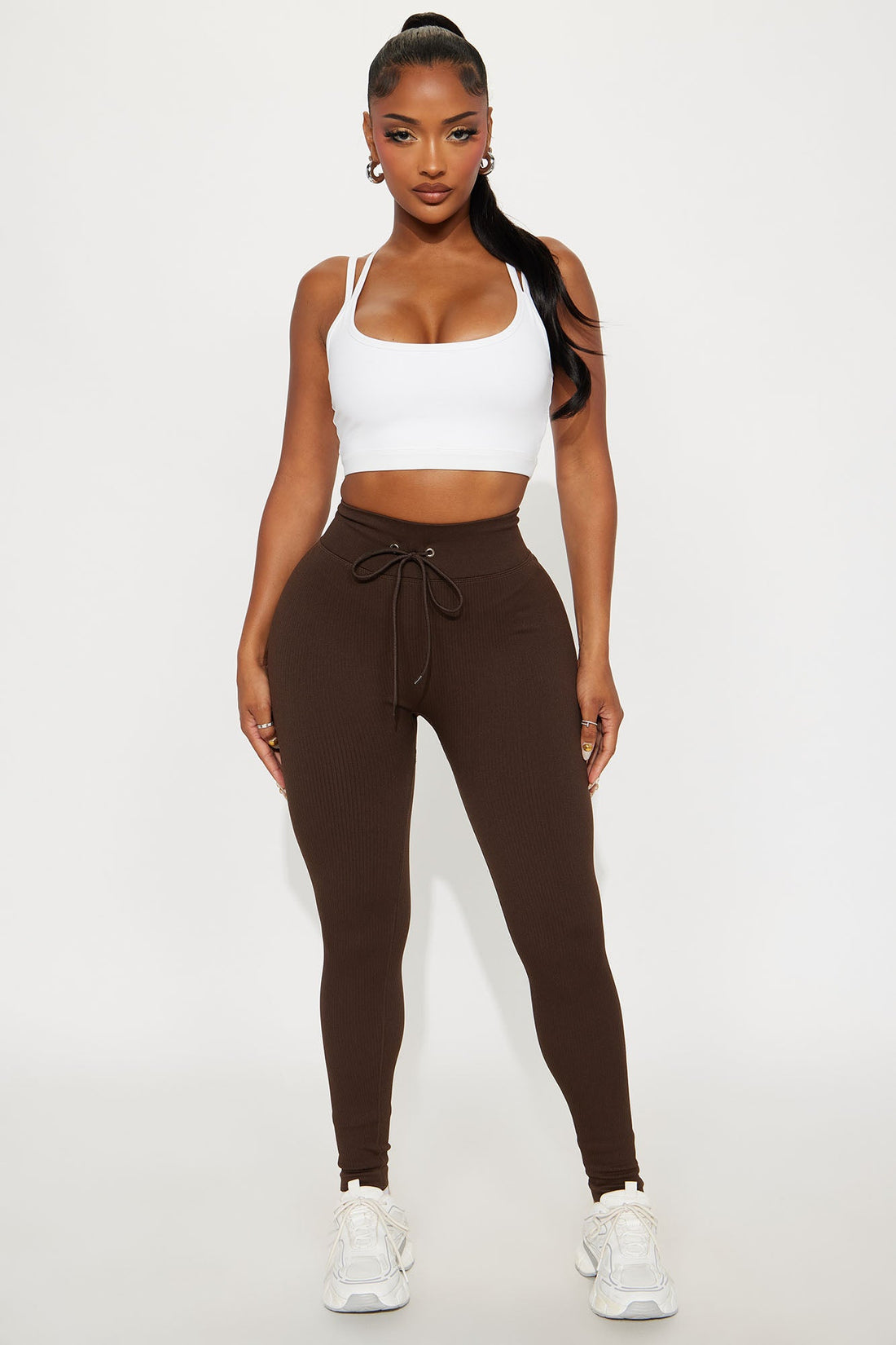 Feel The Burn Active Legging - Chocolate