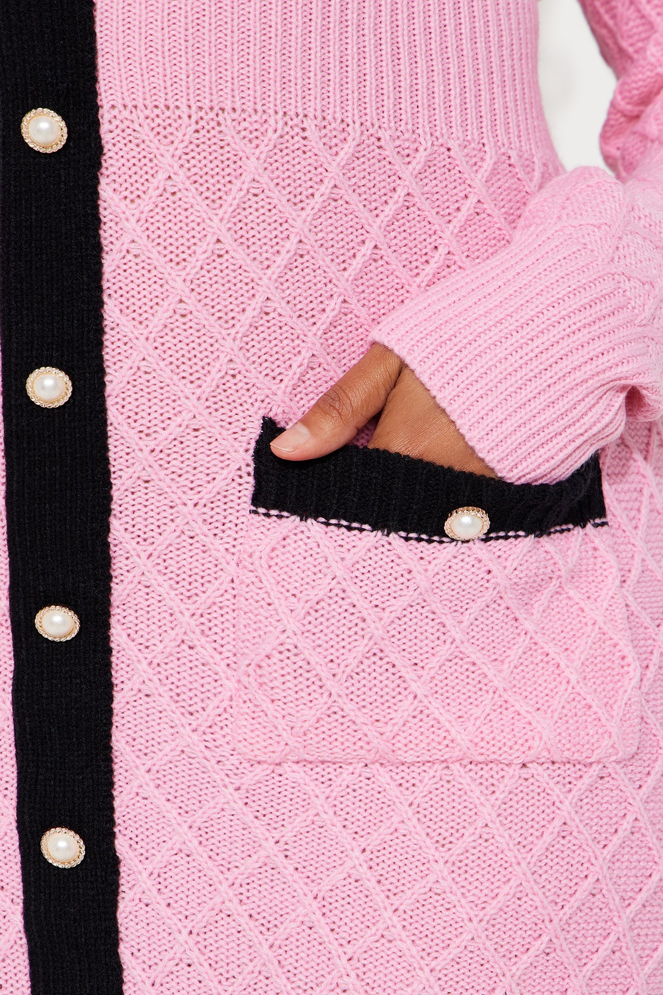 Willa Long Sleeve Sweater Mini Dress - Pink