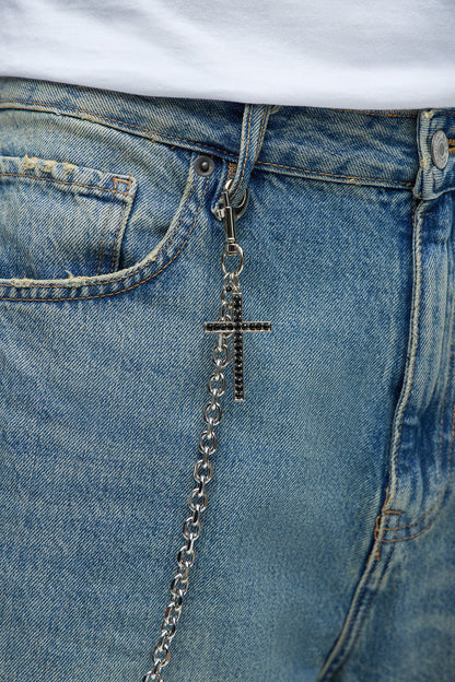 Sacred Steel Pant Chain - Silver