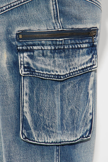 Superstitions Tinted Denim Joggers - Medium Wash