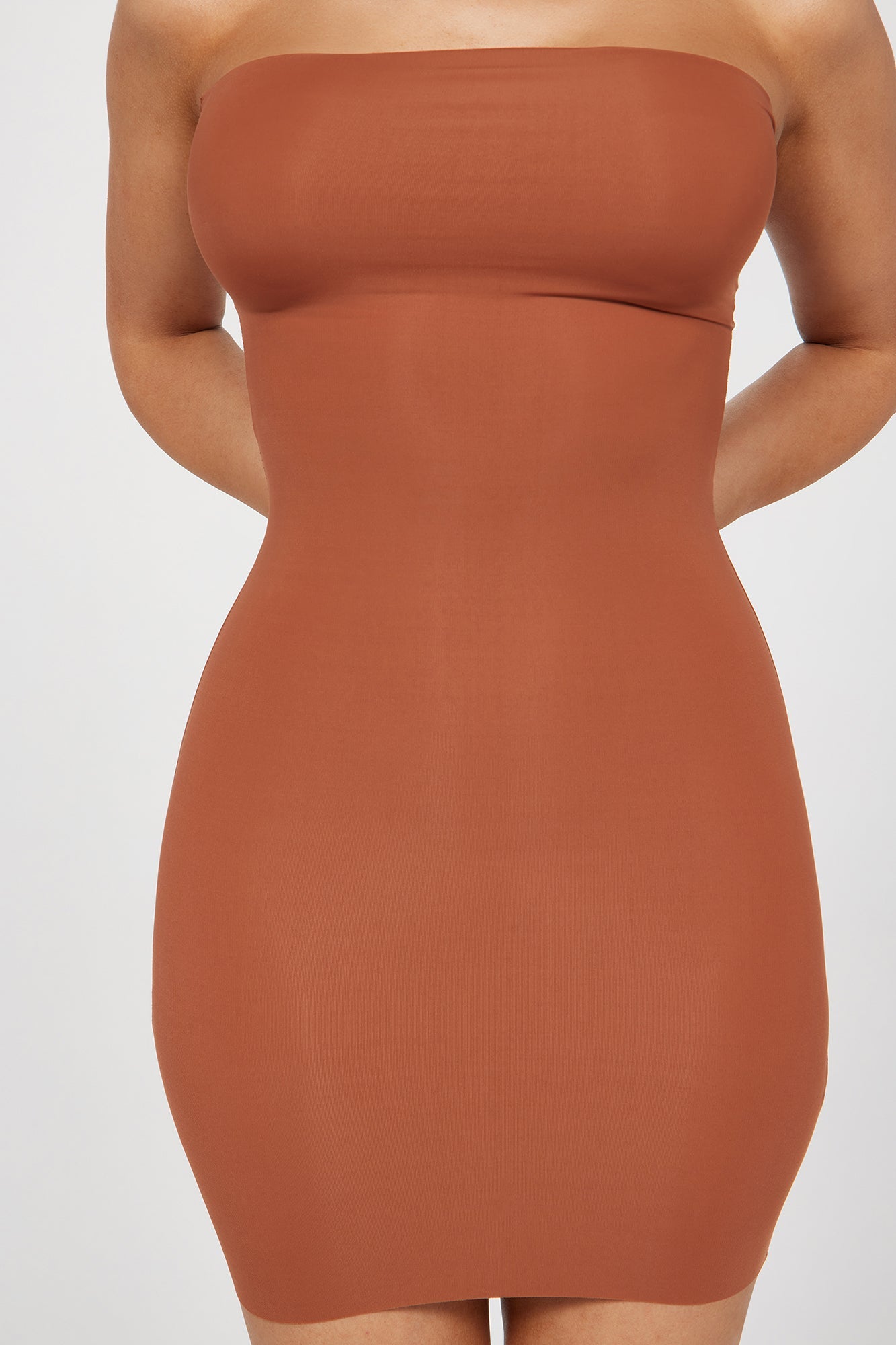 Looking Curvy Padded Hips Shapewear Short - Mocha