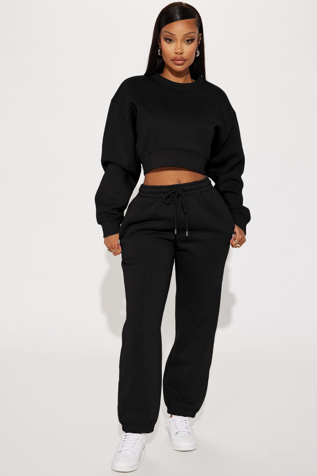 Make It Last Jogger Set - Black
