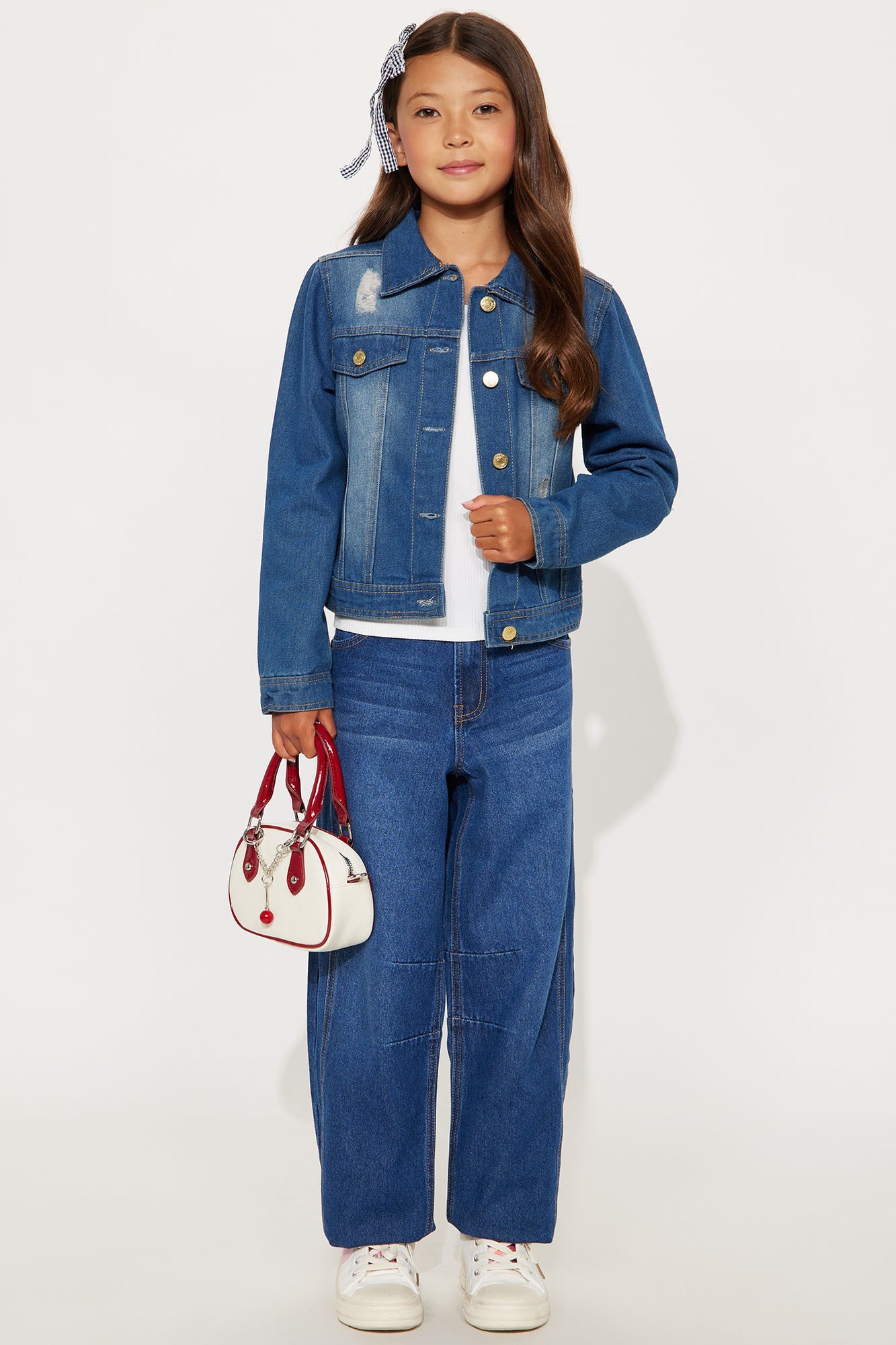 Mini Keeps Getting Better Denim Jacket - Dark Wash