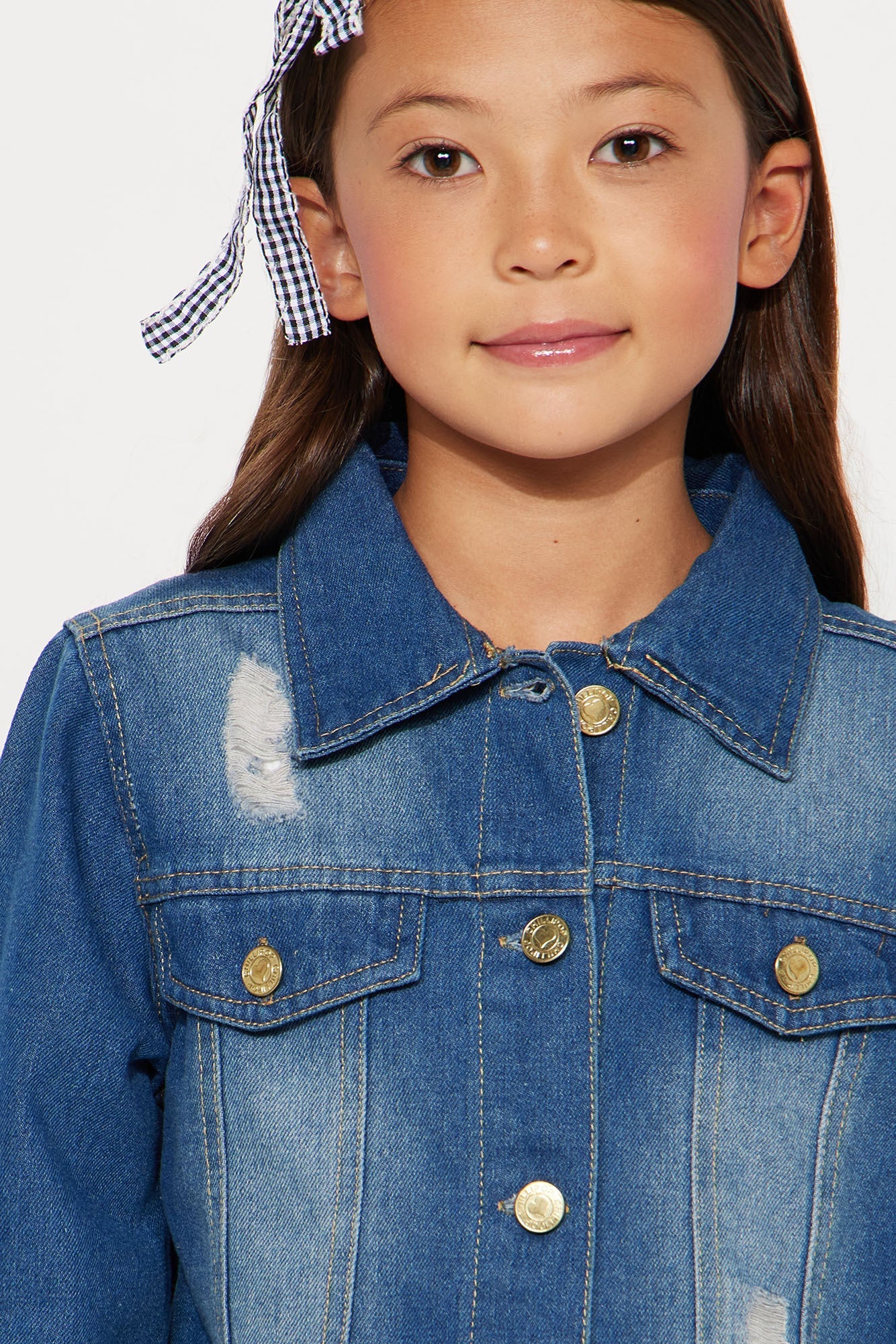 Mini Keeps Getting Better Denim Jacket - Dark Wash