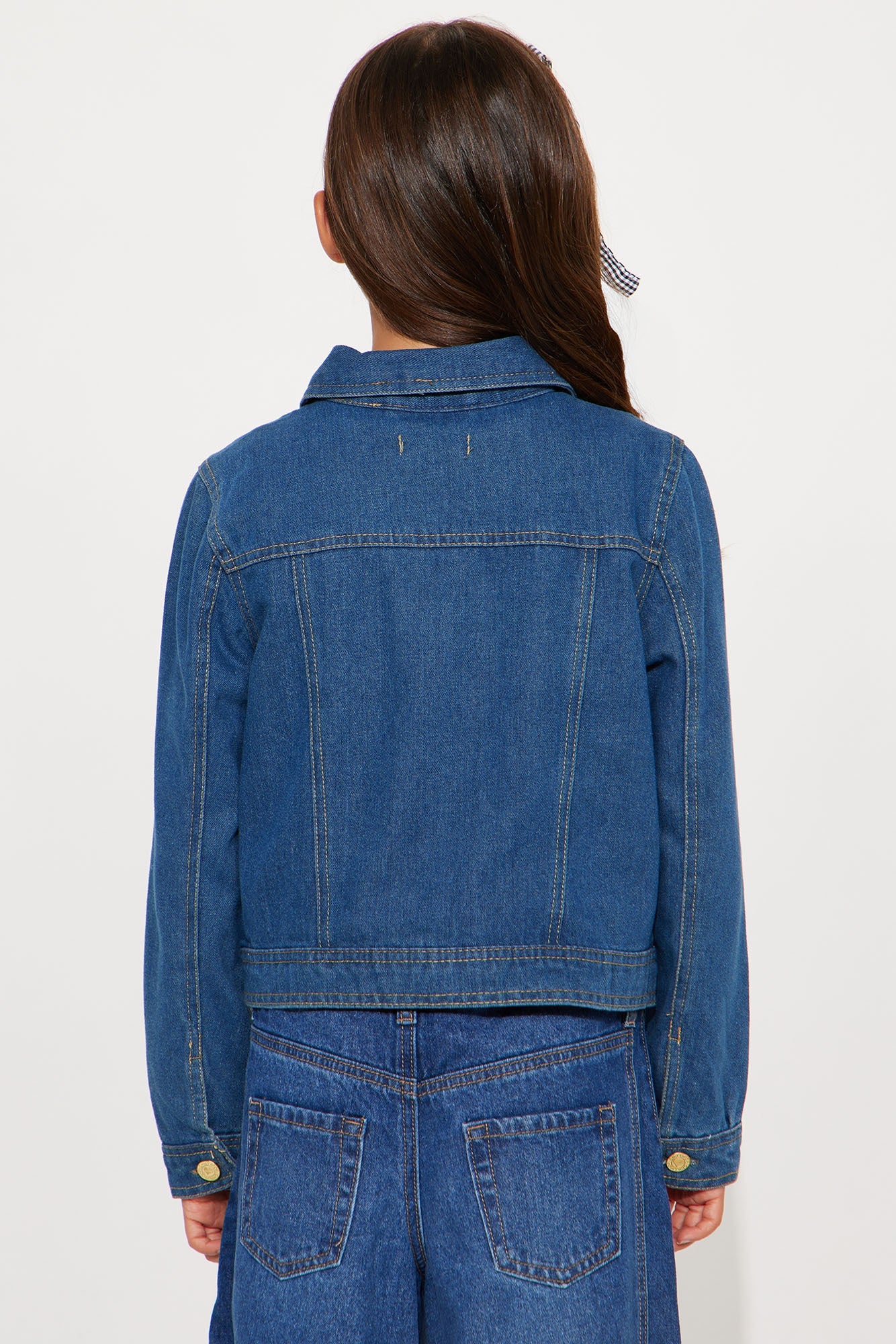 Mini Keeps Getting Better Denim Jacket - Dark Wash