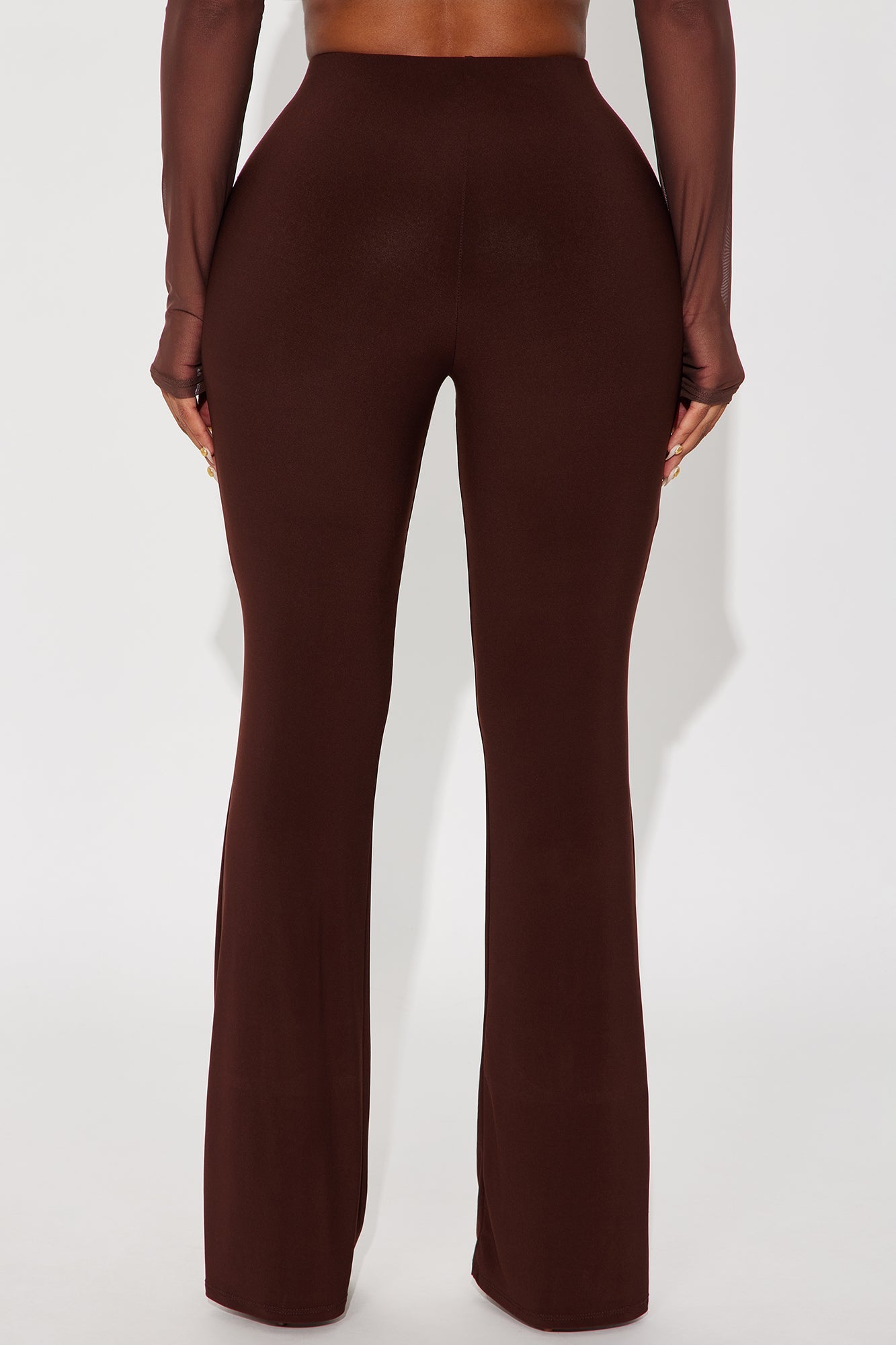 Waiting On You Flare Pant 32″ - Chocolate