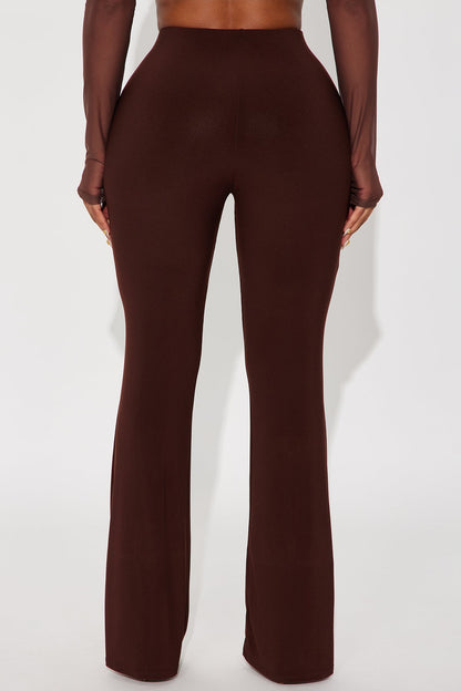 Waiting On You Flare Pant 32″ - Chocolate