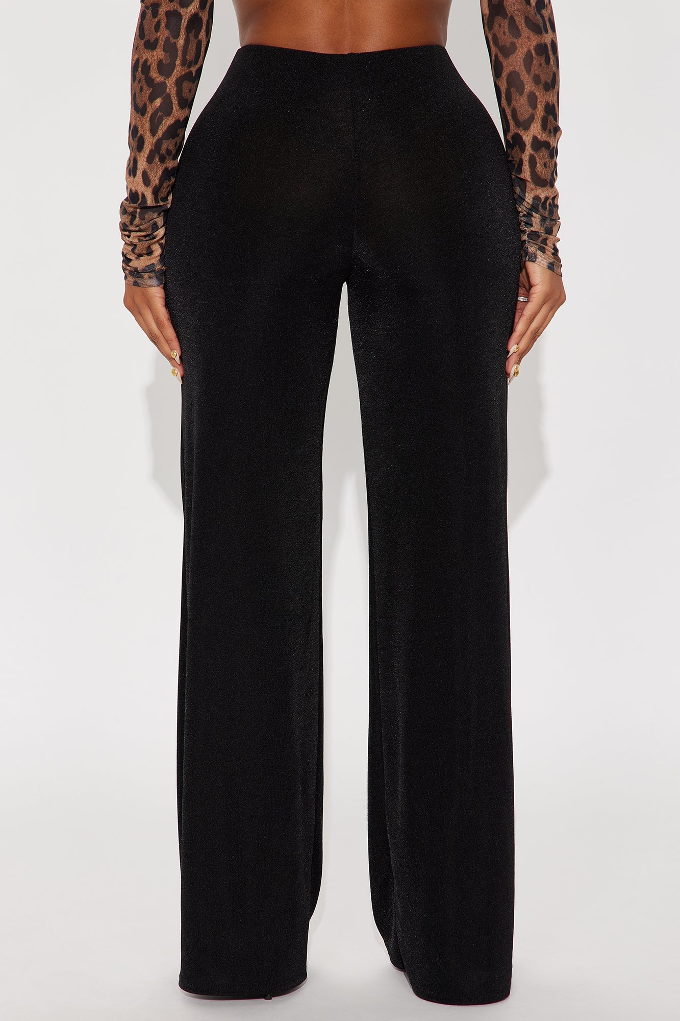Not Your Average Slinky Wide Leg Pant 32″ - Black