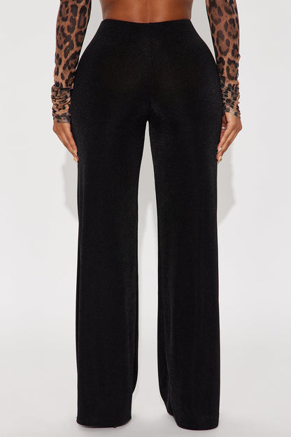 Not Your Average Slinky Wide Leg Pant 32″ - Black